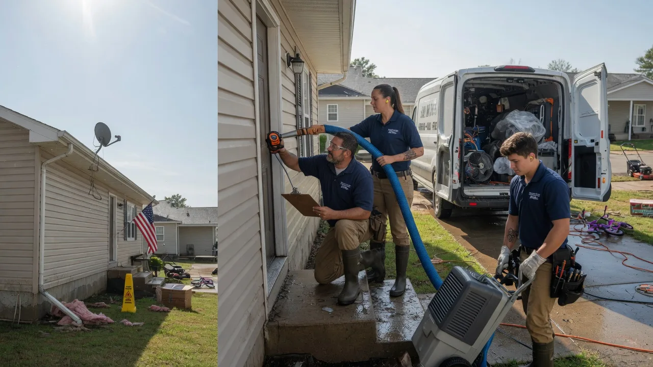 Ceiling Water Damage Restoration in Telephone, TX near me